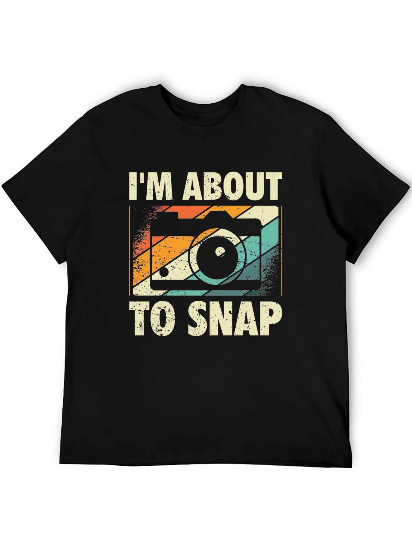 Im About To Snap Retro Camera Graphic T-Shirt