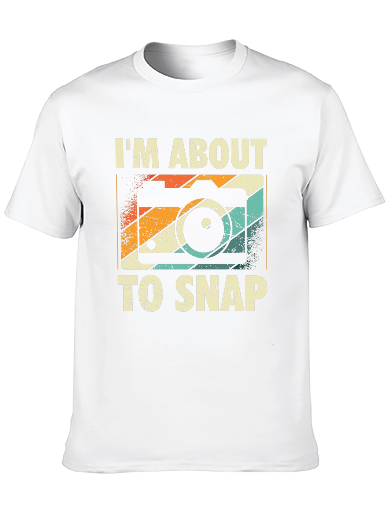 Im About To Snap Retro Camera Graphic T-Shirt