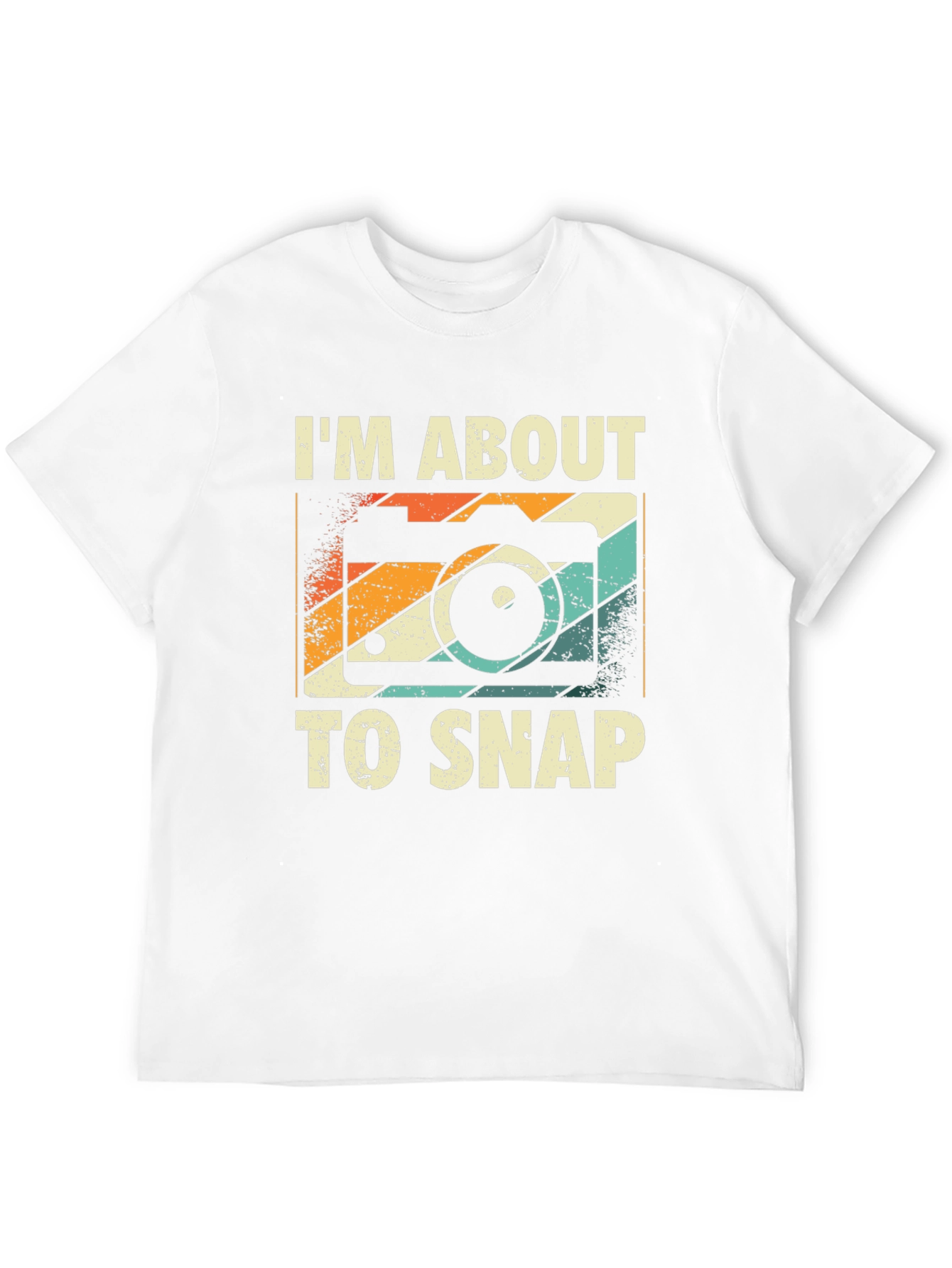 Im About To Snap Retro Camera Graphic T-Shirt