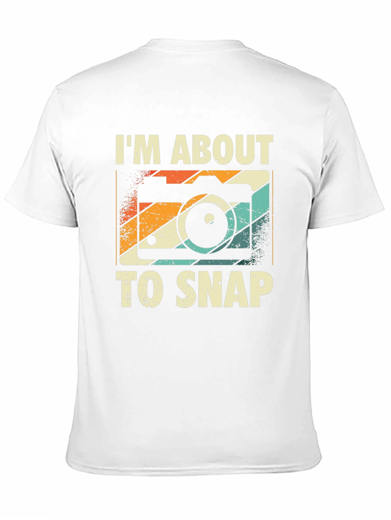 Im About To Snap Retro Camera Graphic T-Shirt