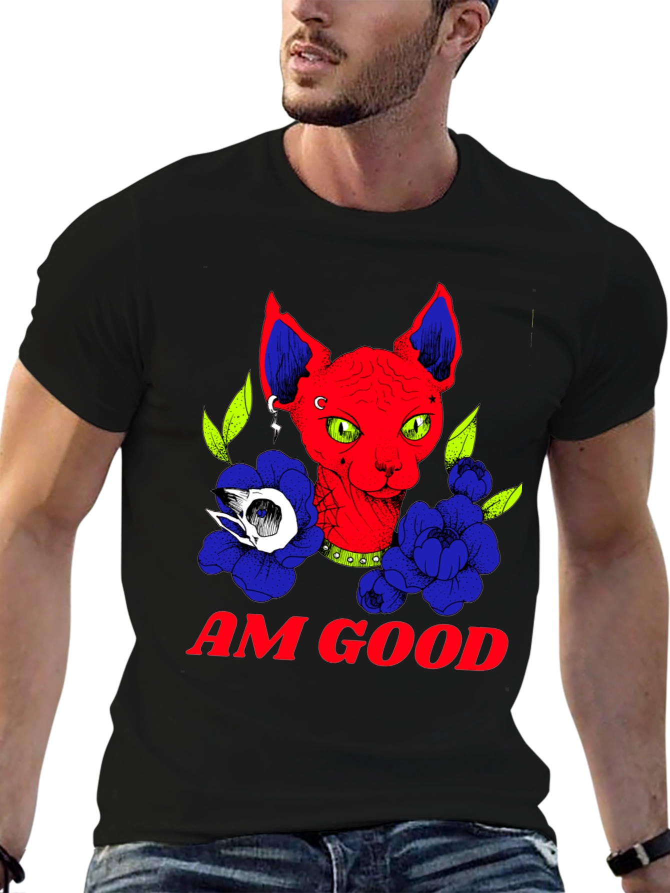 Sphynx Cat T-Shirt - AM GOOD Graphic Tee