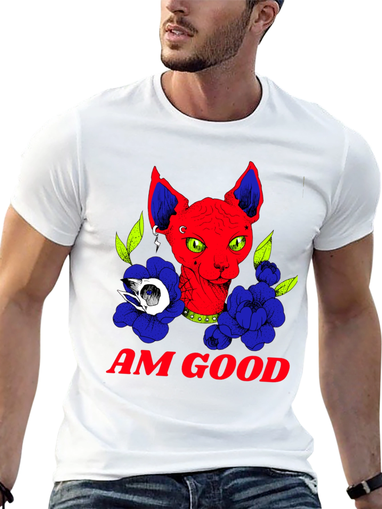 Sphynx Cat T-Shirt - AM GOOD Graphic Tee