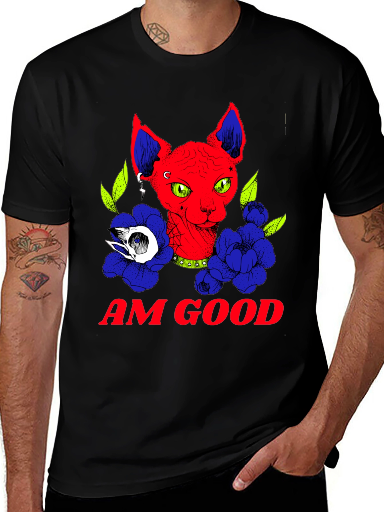 Sphynx Cat T-Shirt - AM GOOD Graphic Tee