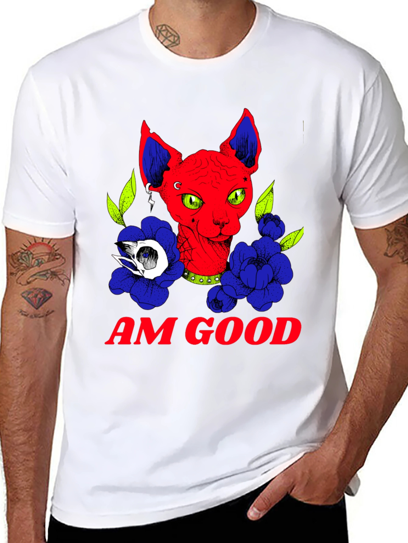 Sphynx Cat T-Shirt - AM GOOD Graphic Tee