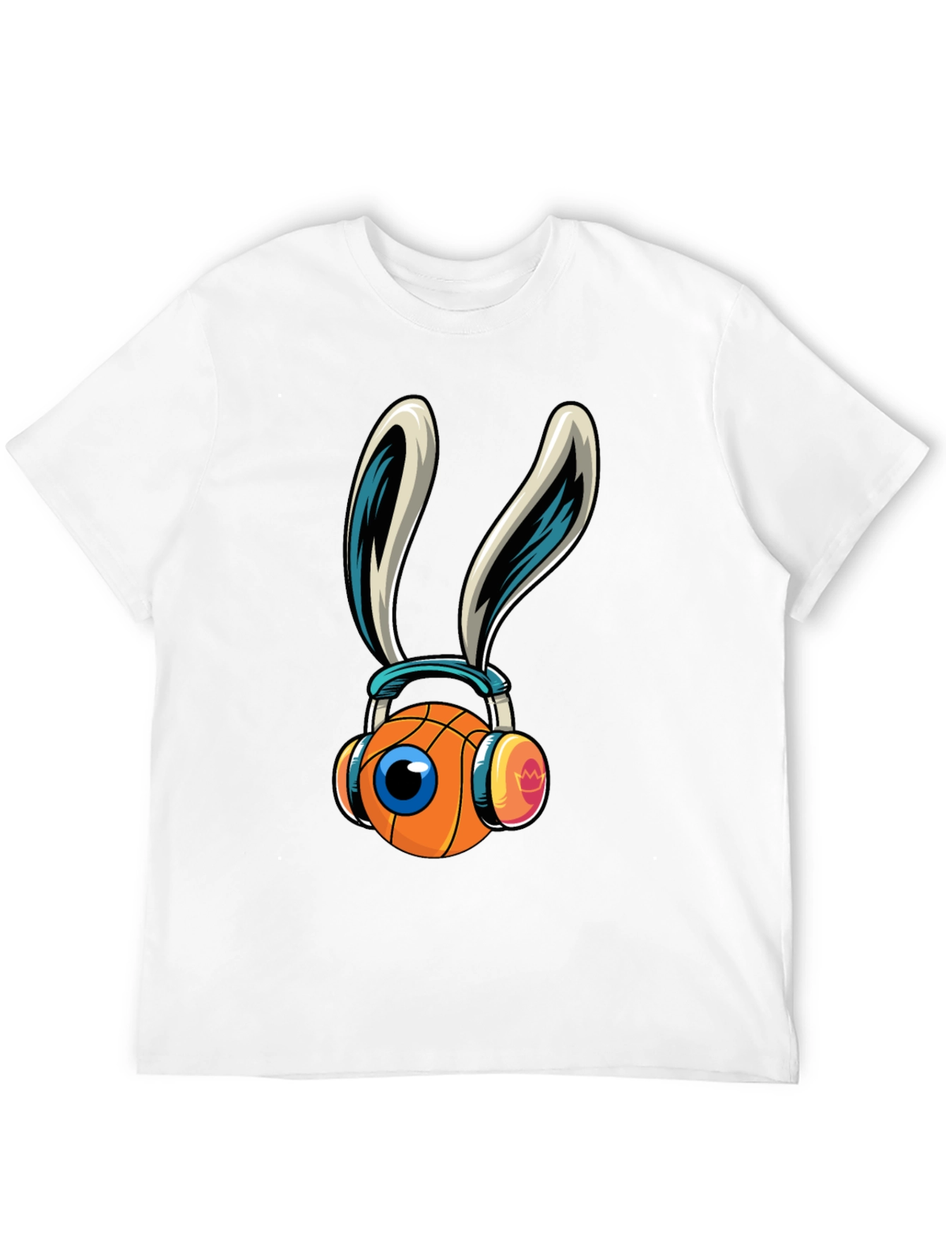 Basketball Bunny Graphic T-Shirt