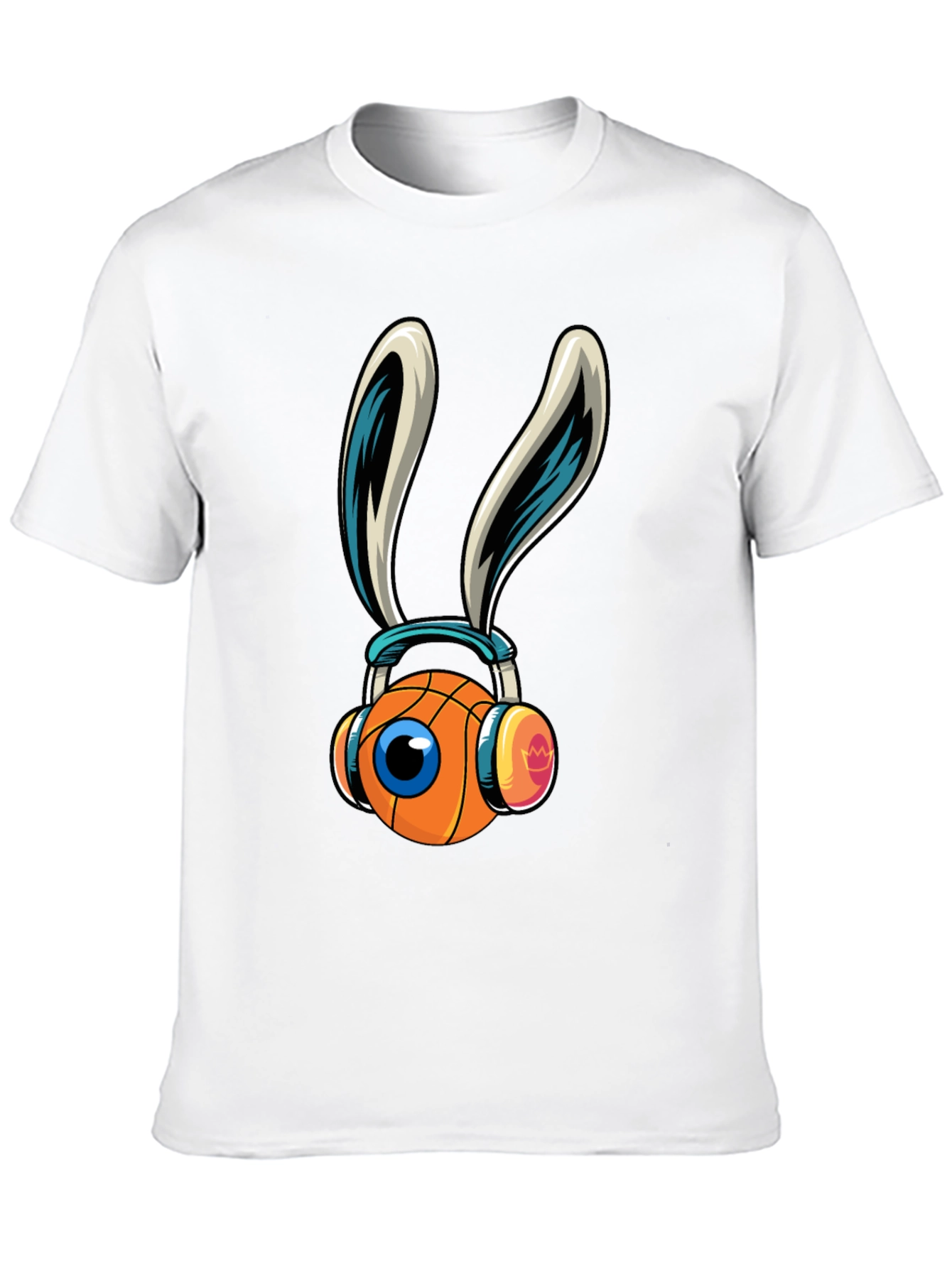 Basketball Bunny Graphic T-Shirt