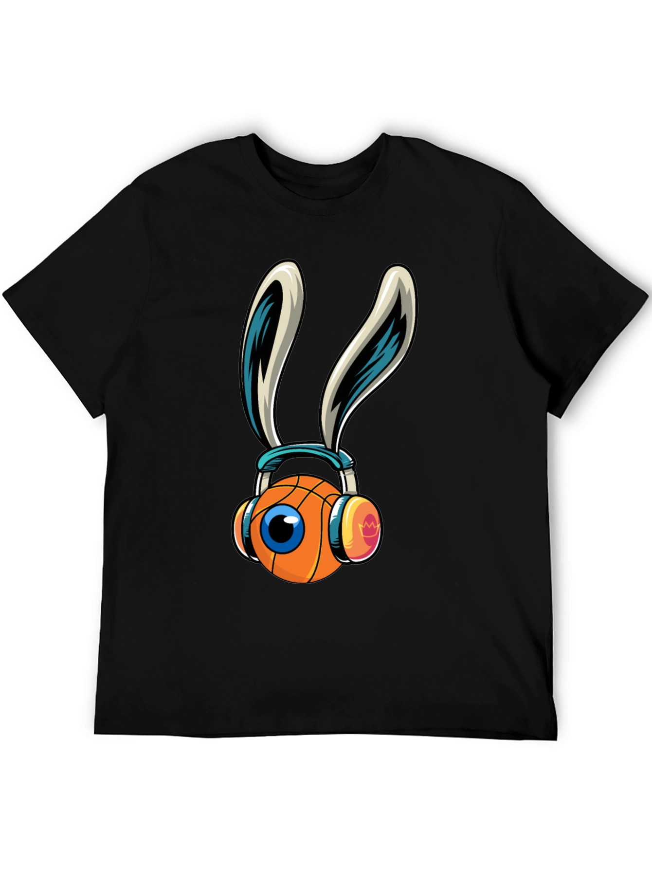 Basketball Bunny Graphic T-Shirt