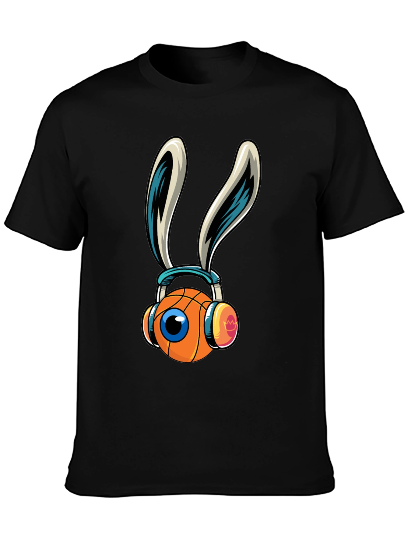 Basketball Bunny Graphic T-Shirt