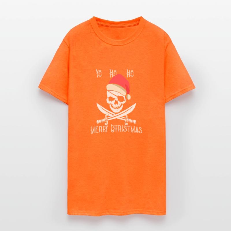 Holiday Pirate Yo Ho Ho Merry Christmas Santa Hat