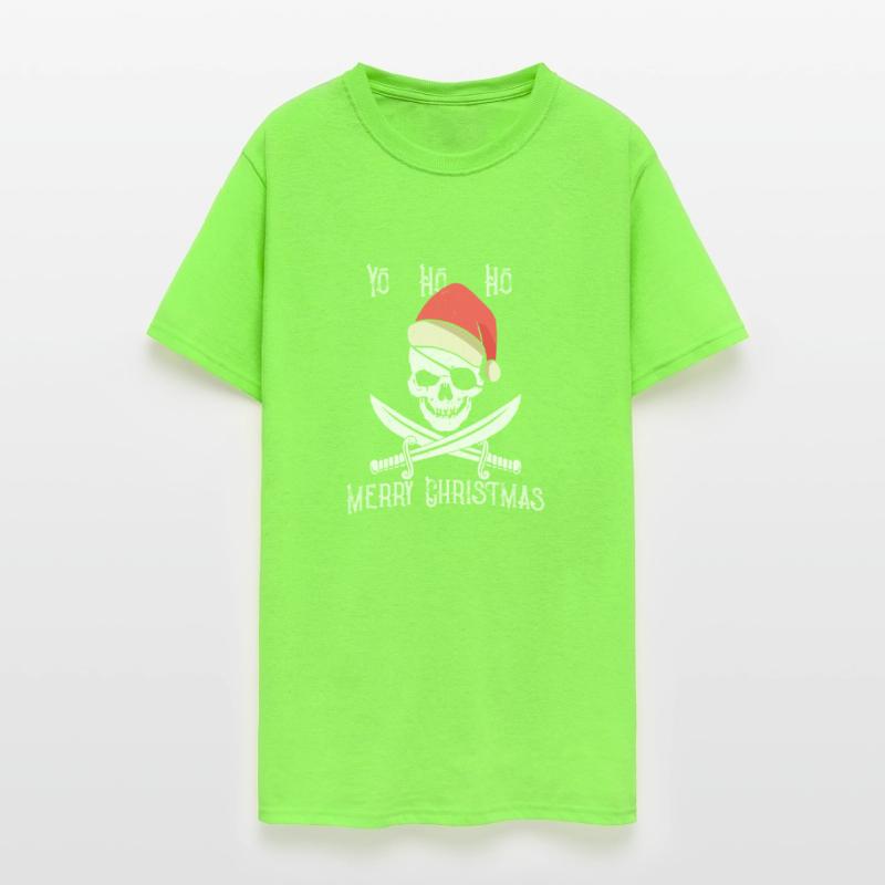 Holiday Pirate Yo Ho Ho Merry Christmas Santa Hat