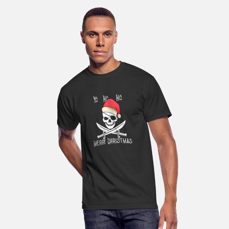 Holiday Pirate Yo Ho Ho Merry Christmas Santa Hat