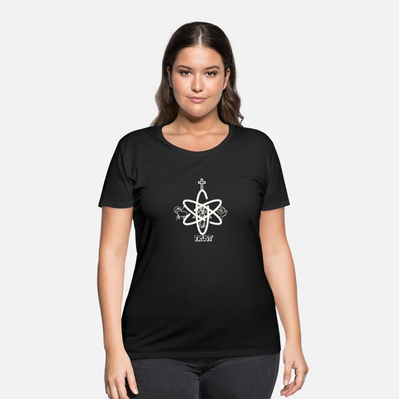 Holy Trinity Atomic Symbol-Catholic Faith T-Shirt