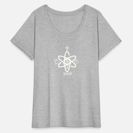 Holy Trinity Atomic Symbol-Catholic Faith T-Shirt