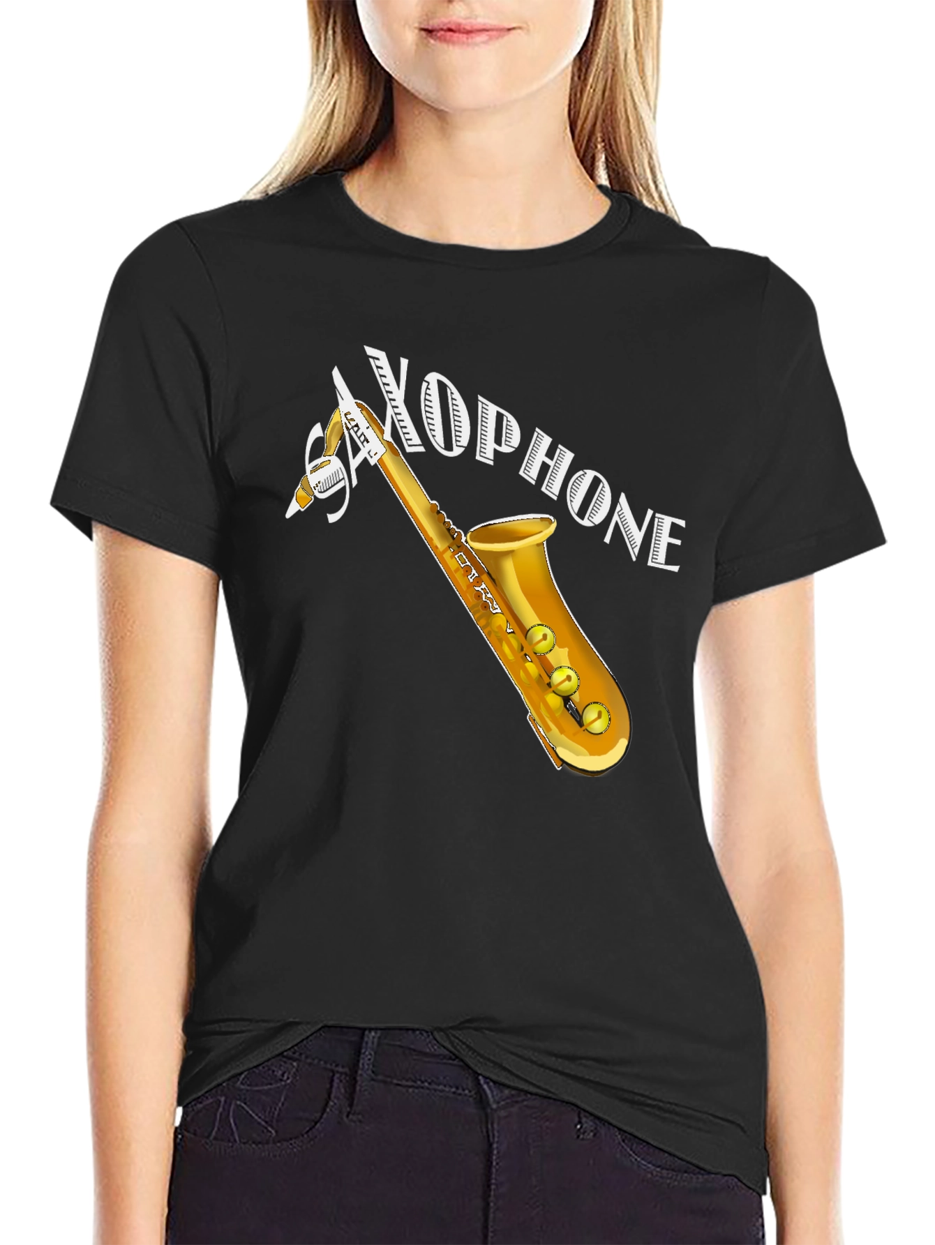 Saxophone Graphic T-Shirt - Musicians Apparel