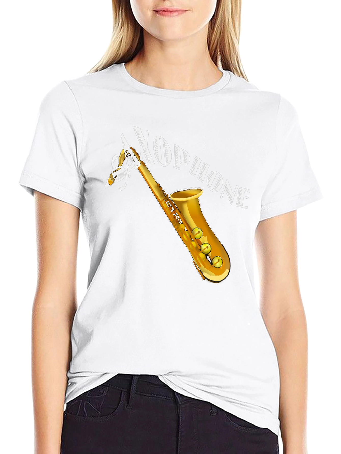 Saxophone Graphic T-Shirt - Musicians Apparel