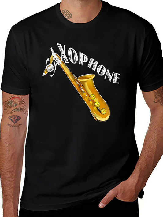 Saxophone Graphic T-Shirt - Musicians Apparel