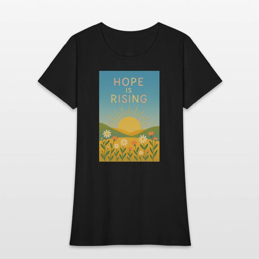 Hope is Rising – Minimal Sunrise Art