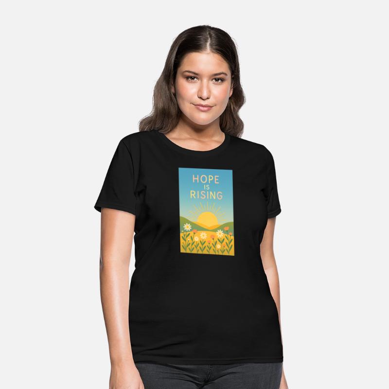 Hope is Rising – Minimal Sunrise Art