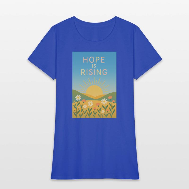 Hope is Rising – Minimal Sunrise Art