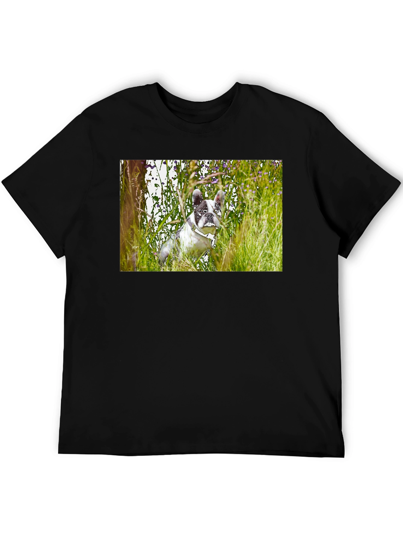 Dog in Nature Graphic T-Shirt – Stylish Dog Lover Tee