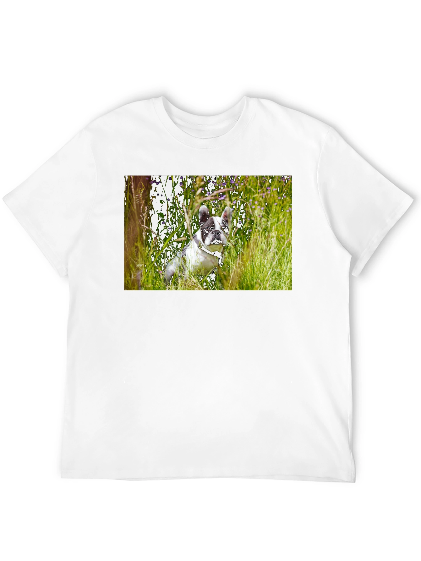 Dog in Nature Graphic T-Shirt – Stylish Dog Lover Tee