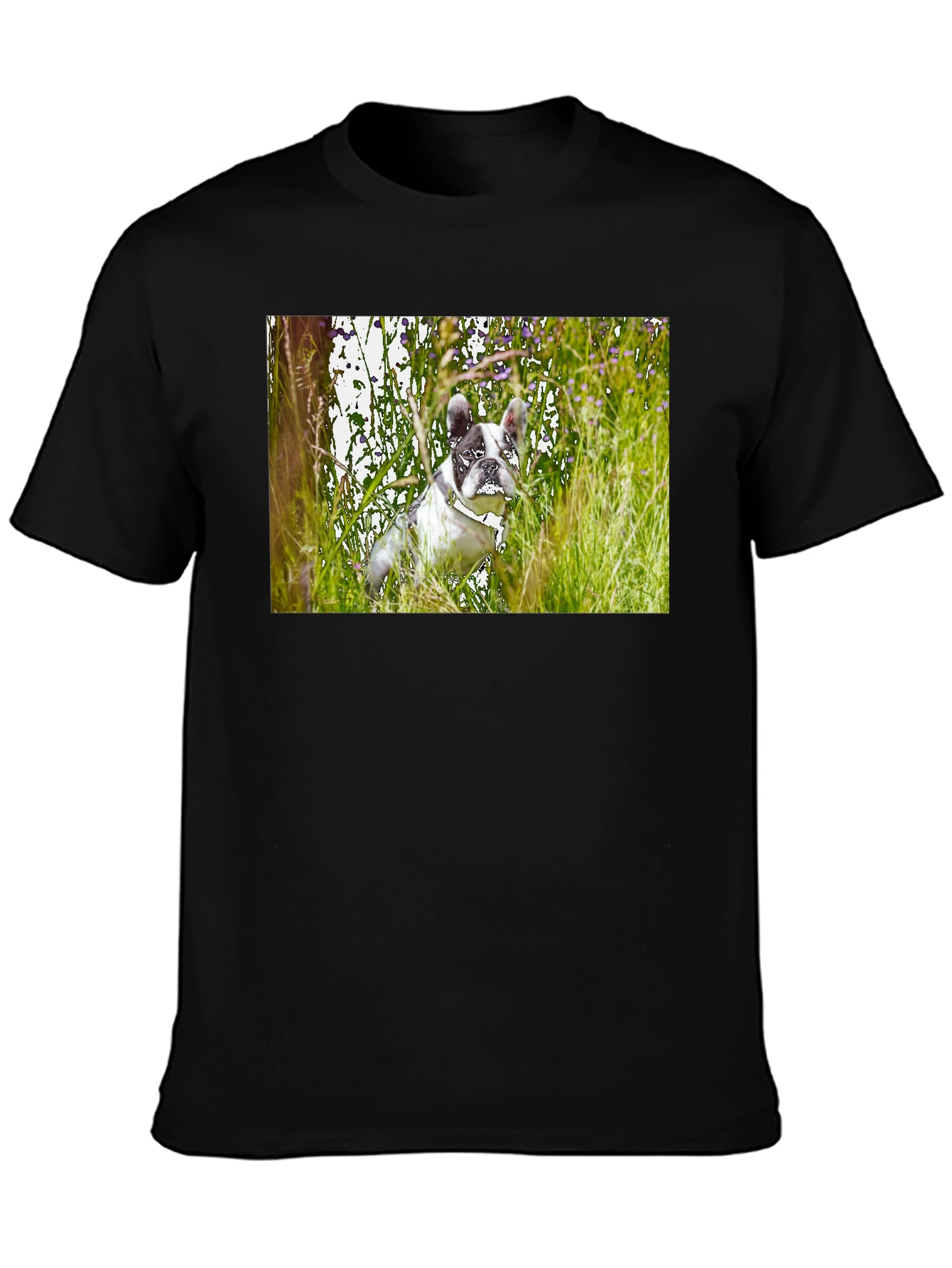 Dog in Nature Graphic T-Shirt – Stylish Dog Lover Tee