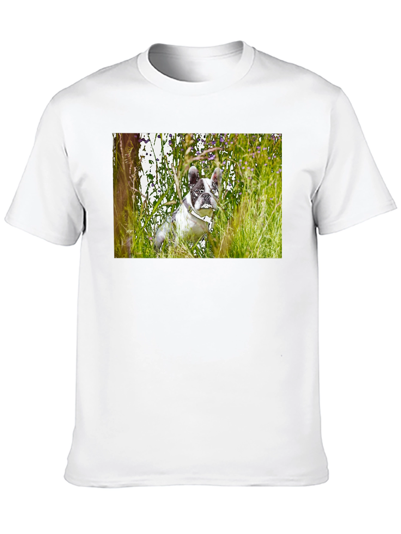 Dog in Nature Graphic T-Shirt – Stylish Dog Lover Tee