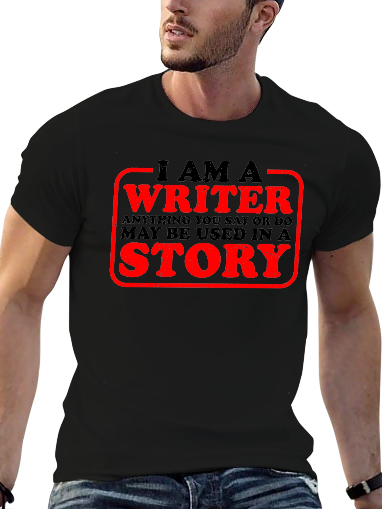 I Am A Writer T-Shirt Novelty Tee