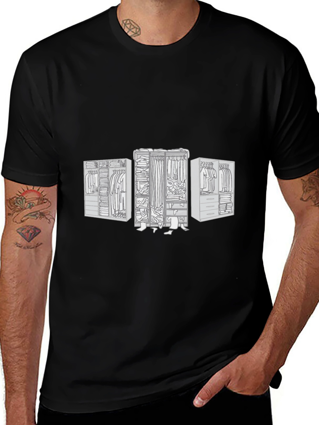 Closet Humor T-Shirt: Stylish & Unique Graphic Tee