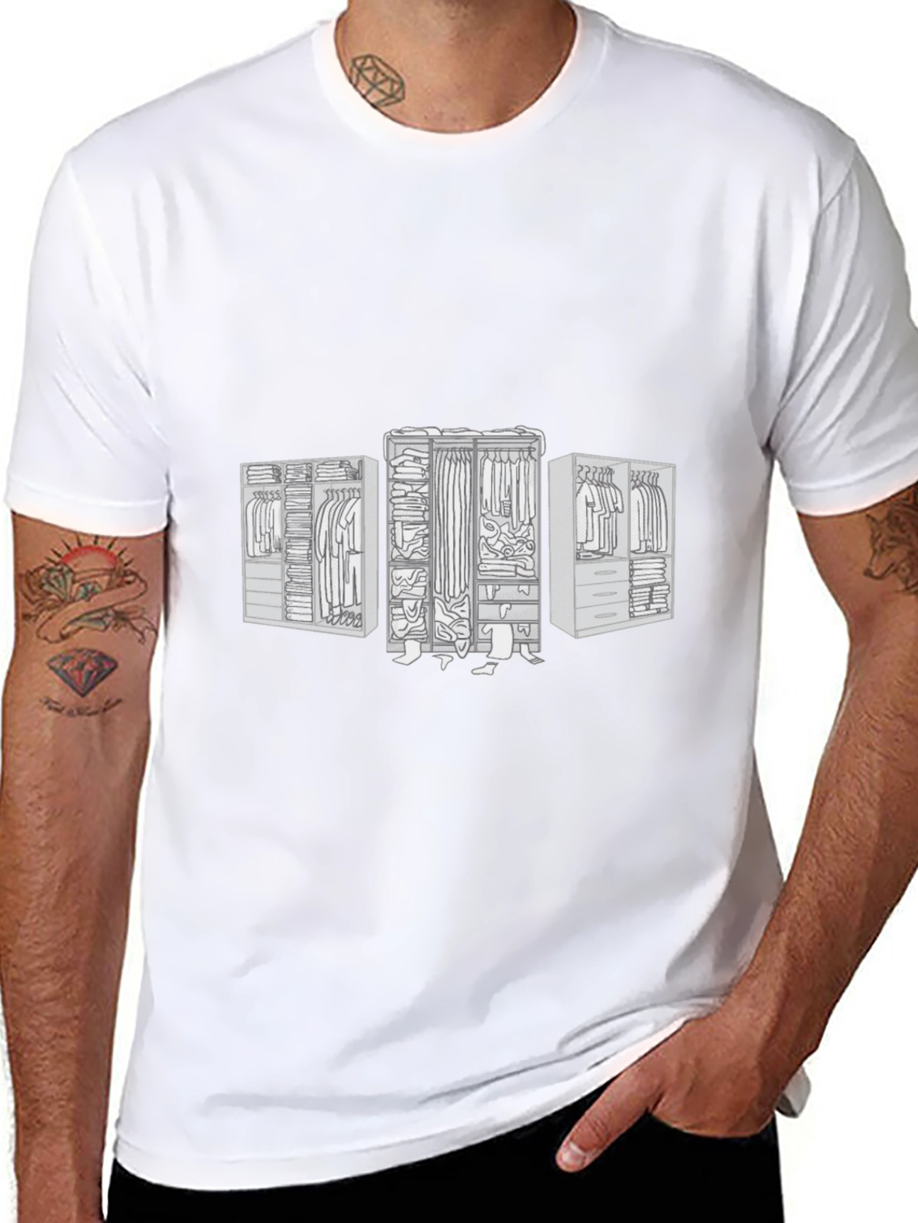Closet Humor T-Shirt: Stylish & Unique Graphic Tee