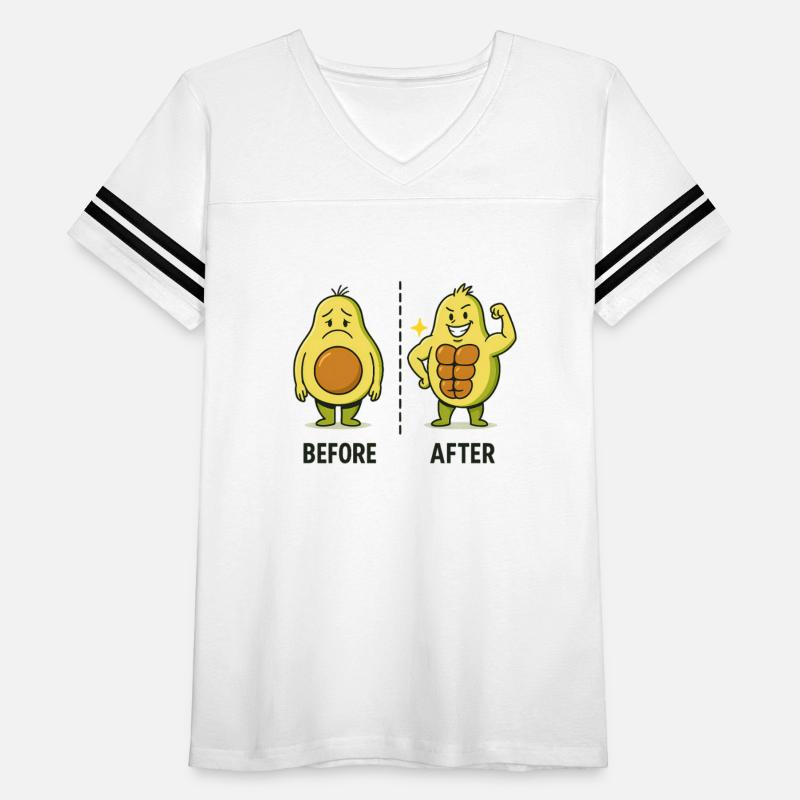 Humorous Avocado Fruit Before and After the G