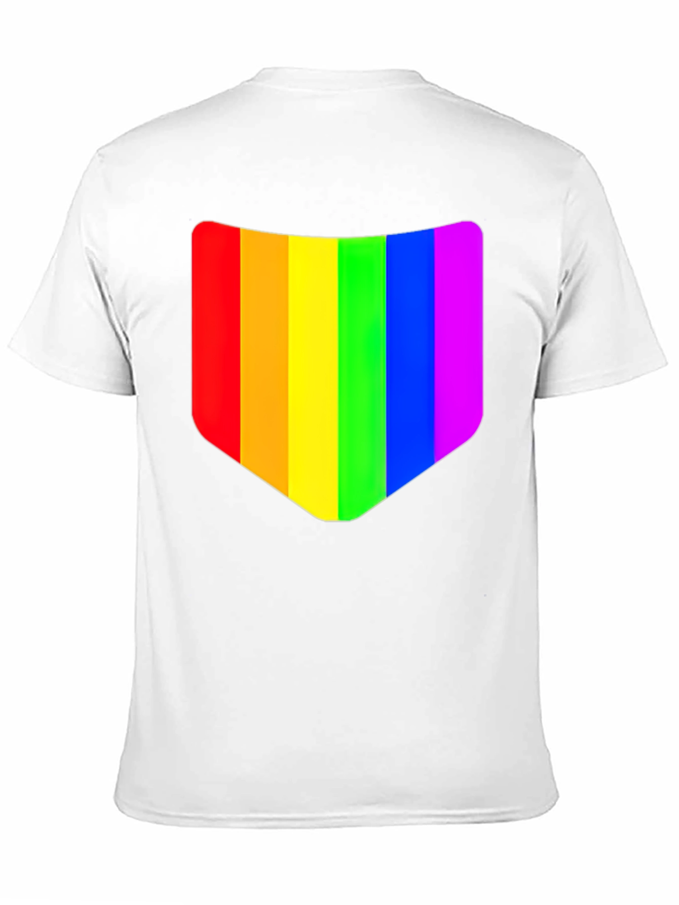 Rainbow Pride Graphic Tee - Black Cotton Shirt