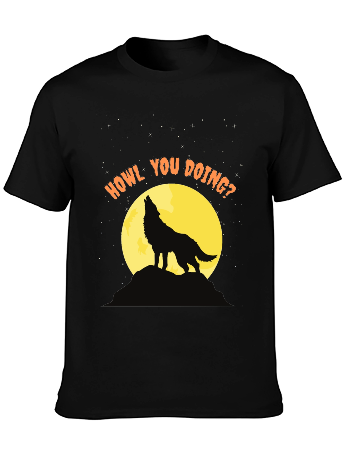 Howl You Doing? Wolf Graphic Tee