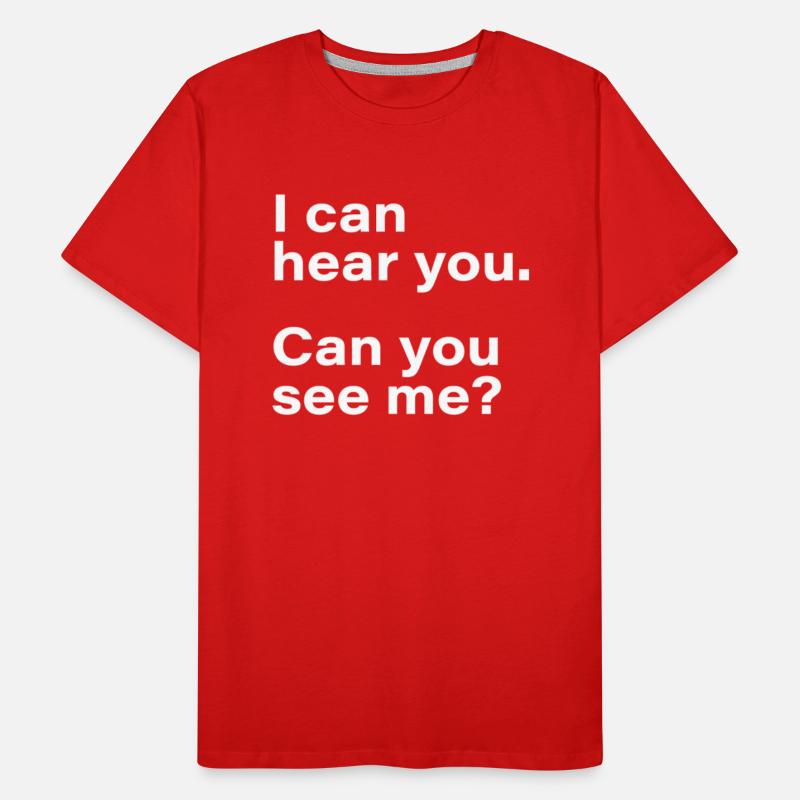 I can hear you Can you see me For video conference