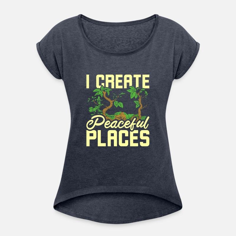 I create peaceful places gardening