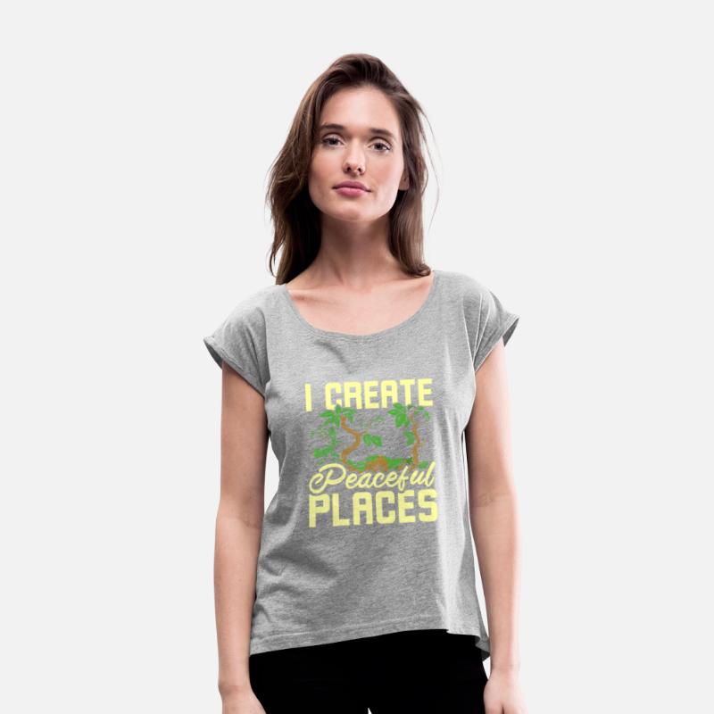 I create peaceful places gardening