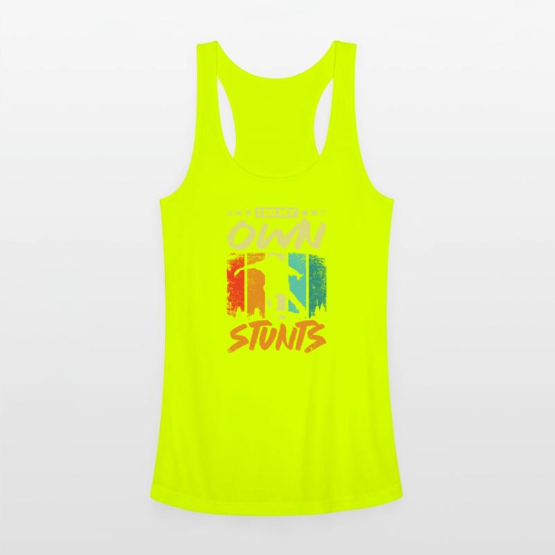 I do my own stunts, skateboarding