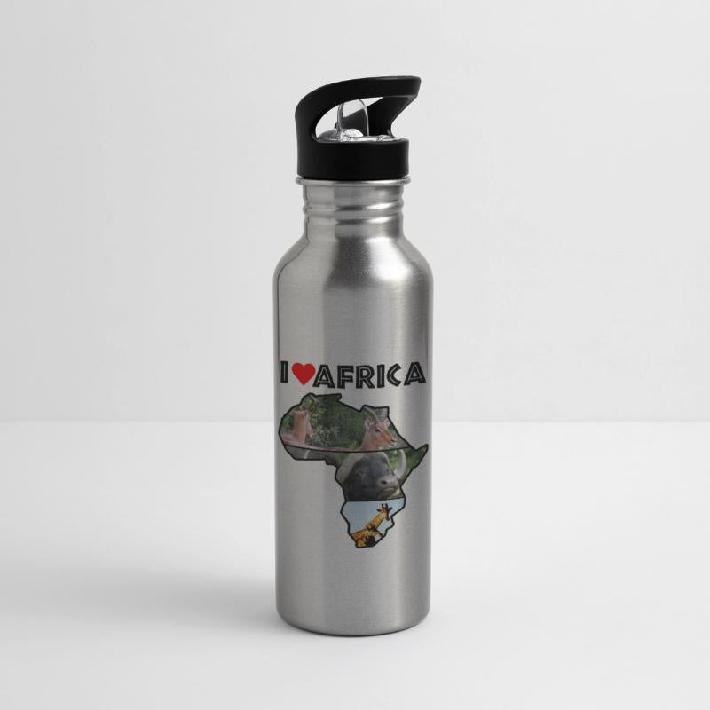 I Heart Africa Wildlife Continent Collage