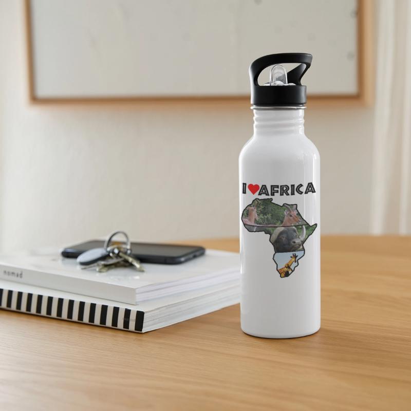 I Heart Africa Wildlife Continent Collage