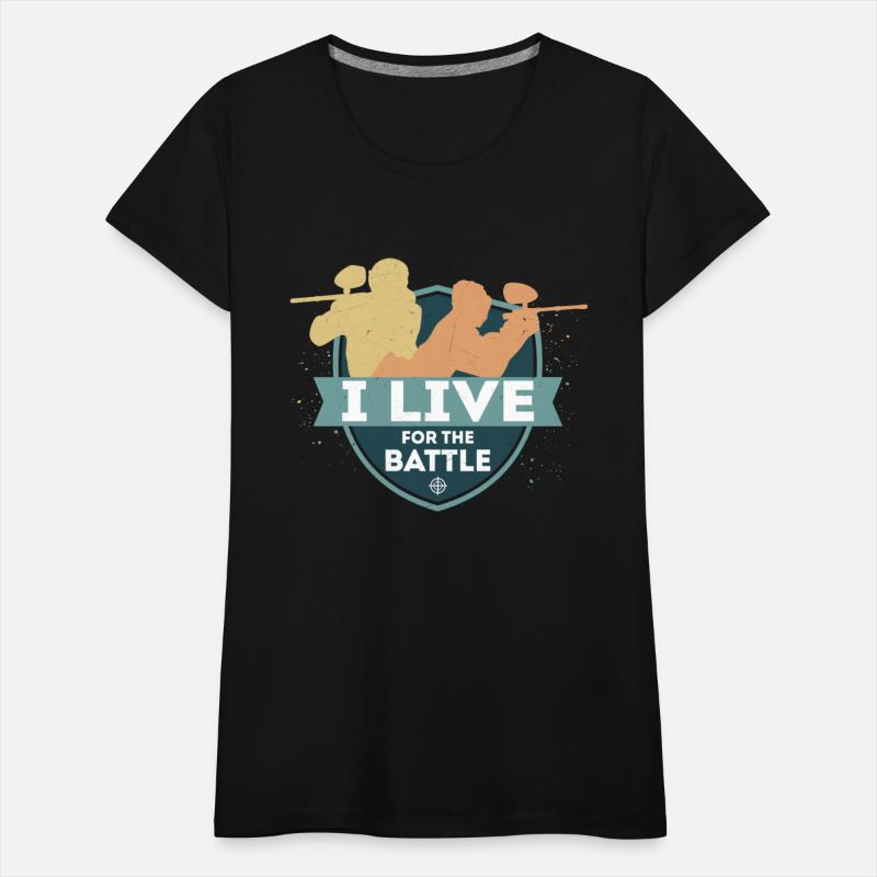 I Live for the Battle Paintball Tactical Player