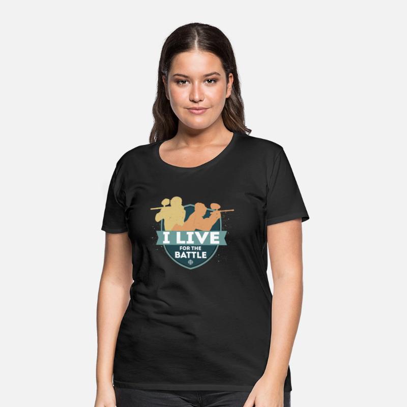 I Live for the Battle Paintball Tactical Player