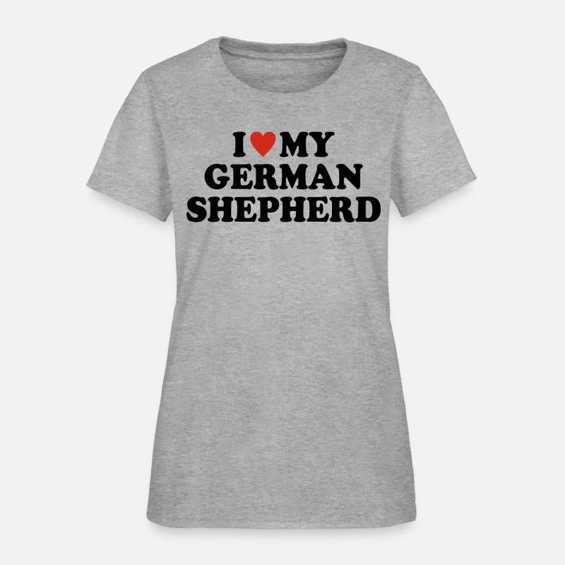 I love my German shepherd