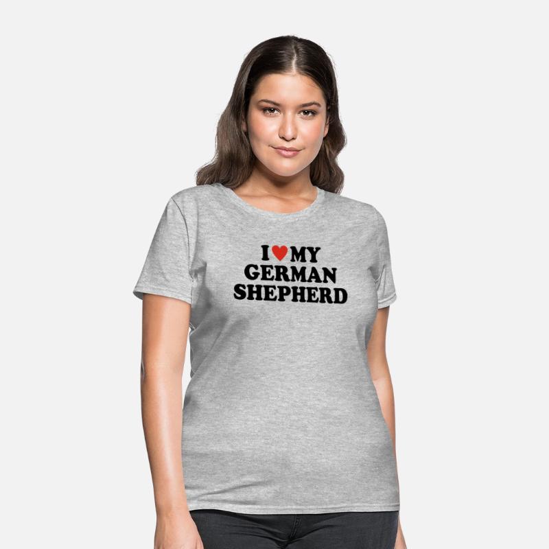 I love my German shepherd