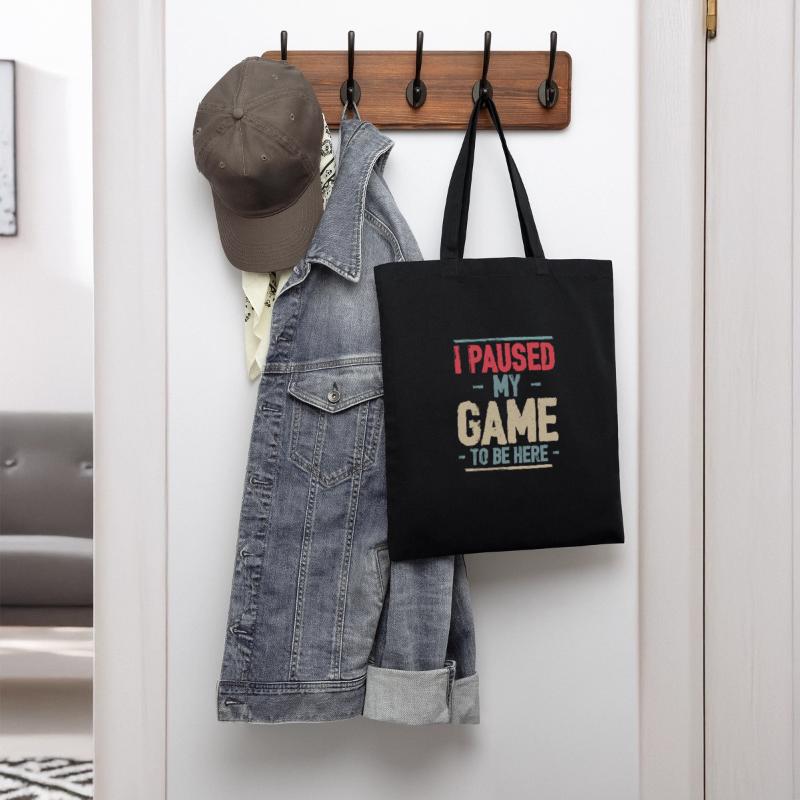 I Paused My Game to Be Here Video Gamer Mens Retro