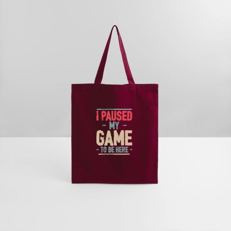 I Paused My Game to Be Here Video Gamer Mens Retro