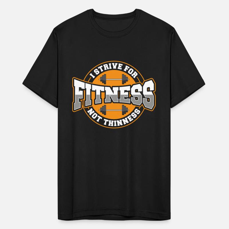 I Strive For Fitness Not Thinness Gym Motivational