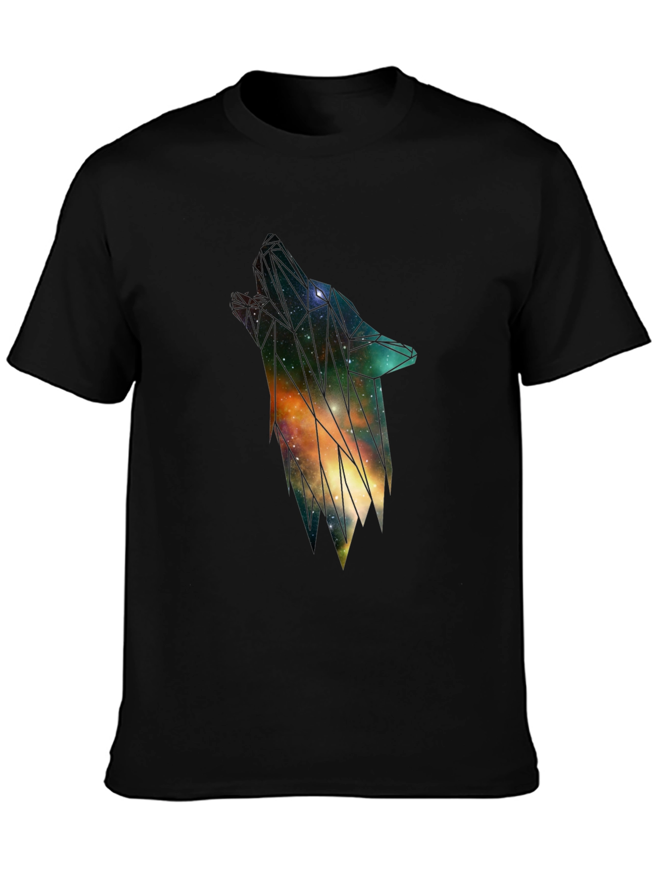 Cosmic Wolf Graphic T-Shirt