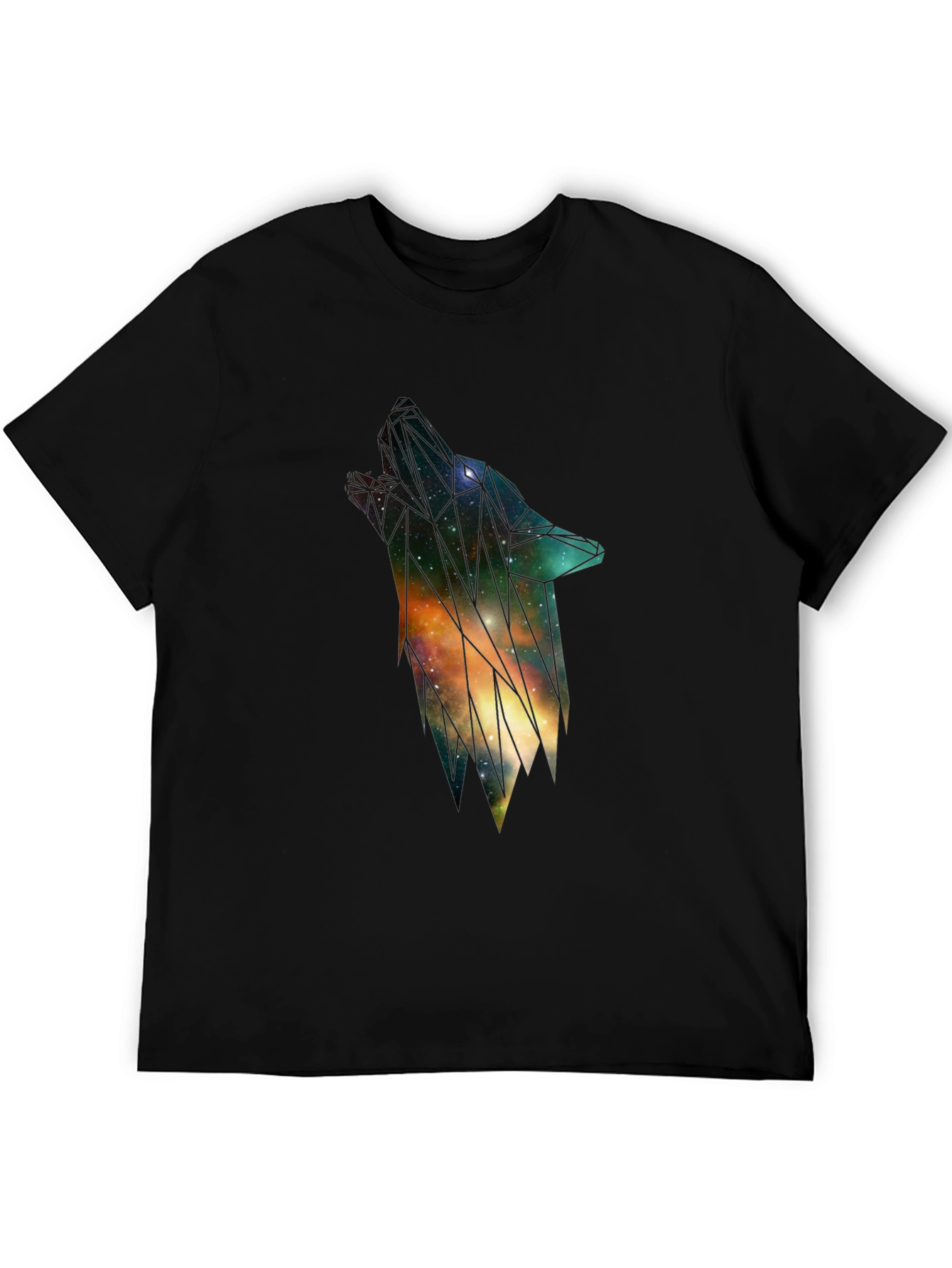 Cosmic Wolf Graphic T-Shirt