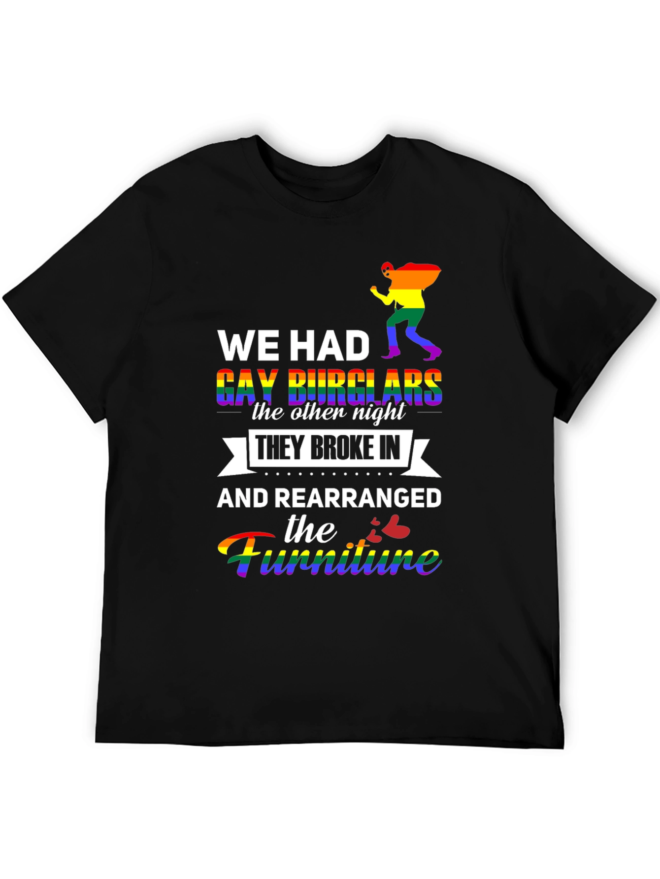 Gay Burglars T-Shirt LGBTQ Pride Tee