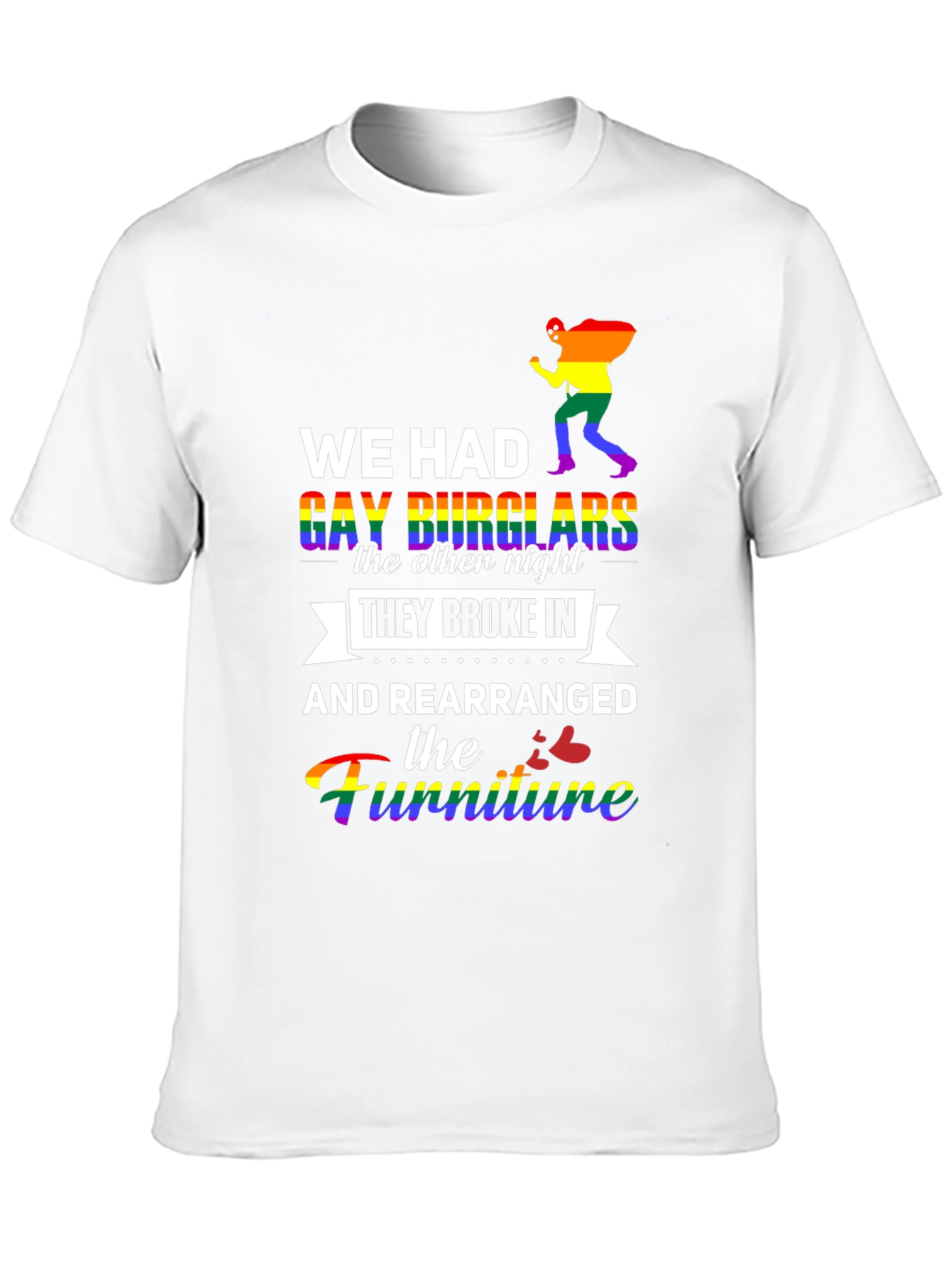 Gay Burglars T-Shirt LGBTQ Pride Tee